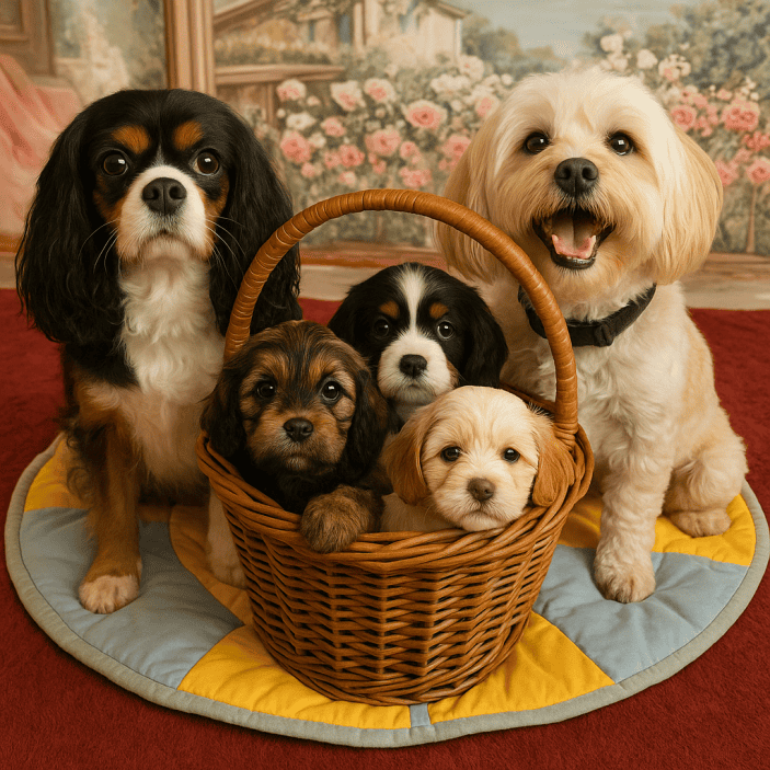 Adorable Maltalier puppies from Mystic Maltaliers. Perfect pets for families and homes.